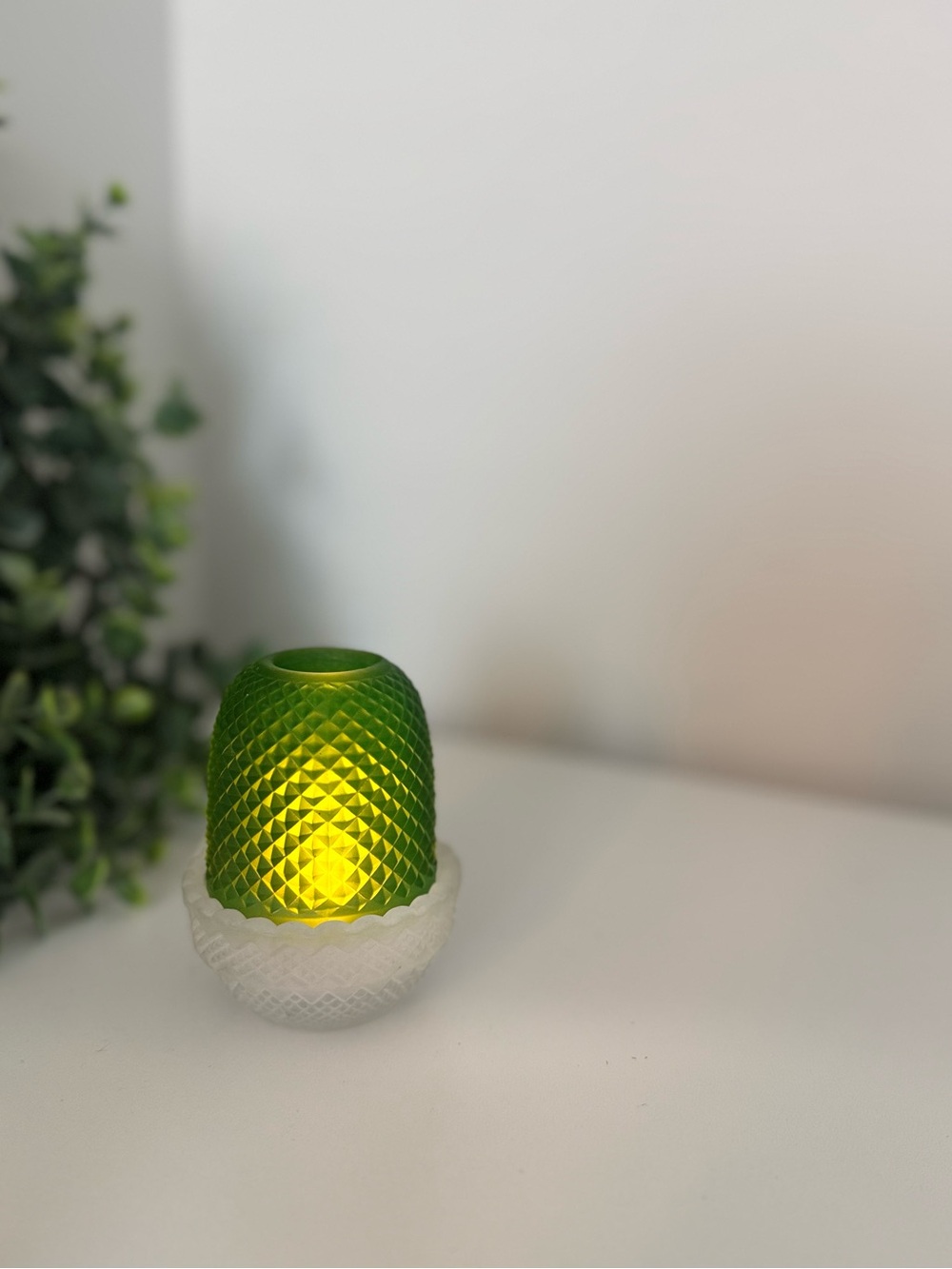 NWOT Green Mosser Fairy Lamp Satin Finish - Picture 2 of 2